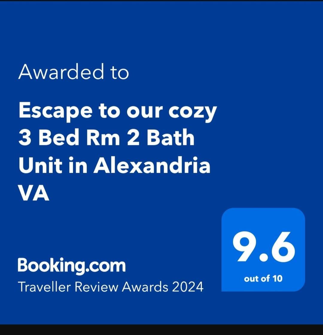 فيلا Escape To Our Cozy 3 Bed Rm 2 Bath Unit In Alexandria Va المظهر الخارجي الصورة